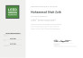 support leed project management, documentation and product worksheets